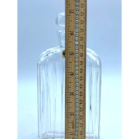 Atlantis Whiskey Hand Blown Glass Decanter and  Stopper Sonnet 7 inches - Picture 5 of 8